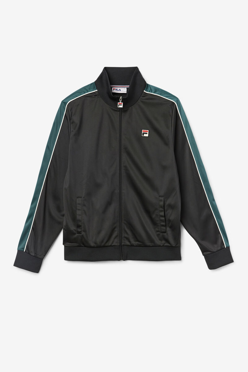 Fila Wicks Track Jacket Black / White | HvJkmhihJVR