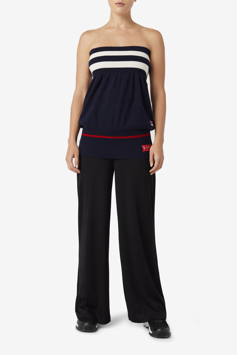 Fila 110 Cashmere Girdle Skirt Navy / White / Red | Ek8XZYmoCRZ