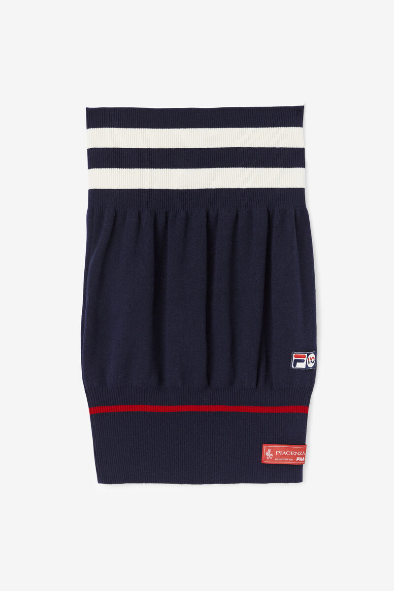 Fila 110 Cashmere Girdle Skirt Navy / White / Red | Ek8XZYmoCRZ