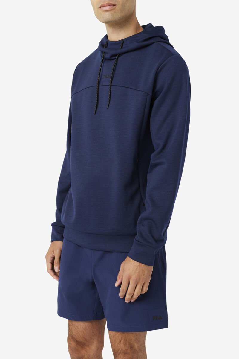 Fila Aadheen Hoodie Navy / Black | tNdnXbrkpgO