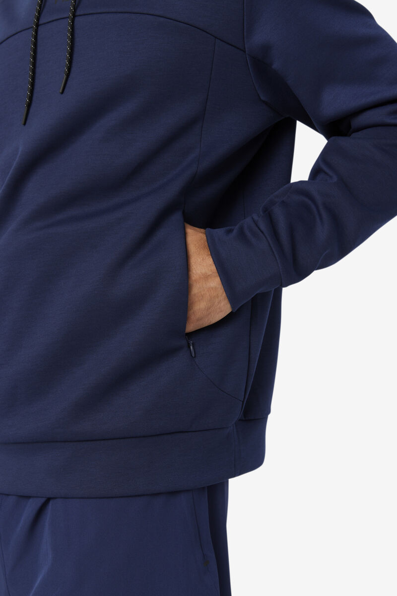 Fila Aadheen Hoodie Navy / Black | tNdnXbrkpgO