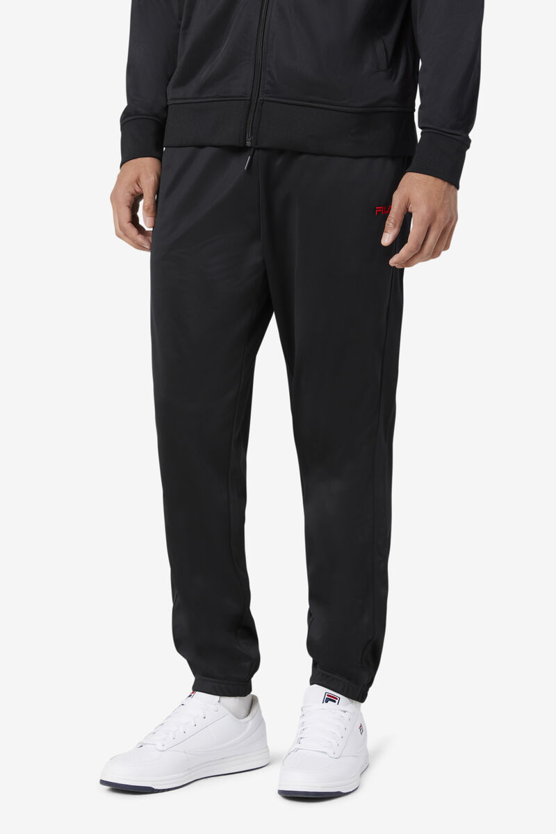 Fila Albania Track Pant Black / Red | DiTdKQGGBuw