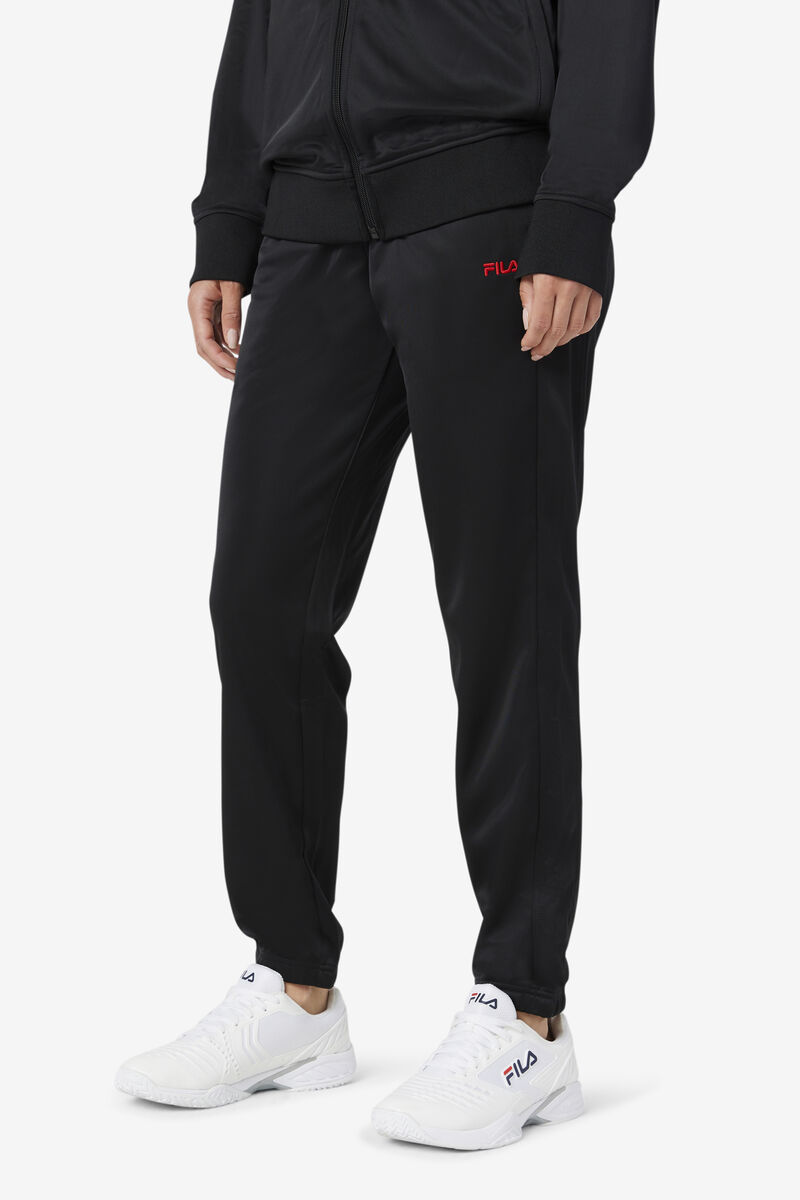 Fila Albania Track Pant Black / Red | DiTdKQGGBuw