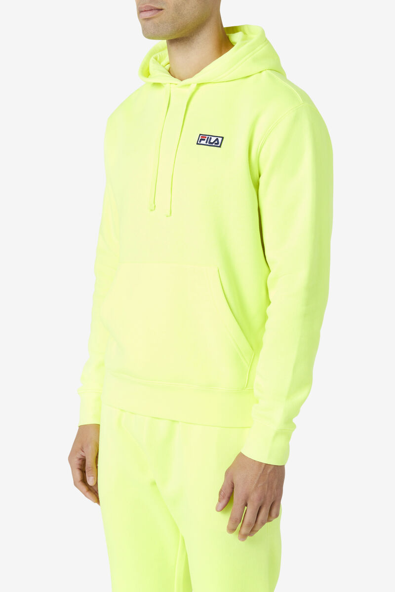 Fila Algot Hoodie Yellow / Black | BM6jFOTVxGk