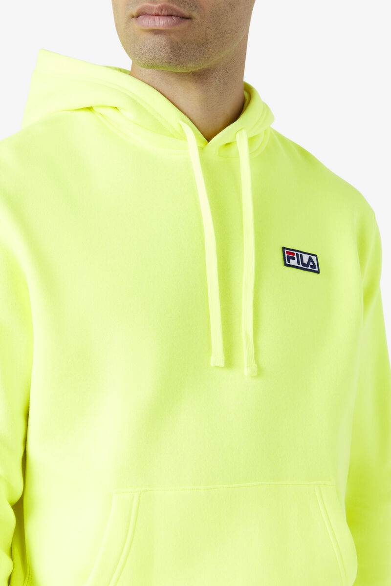 Fila Algot Hoodie Yellow / Black | BM6jFOTVxGk