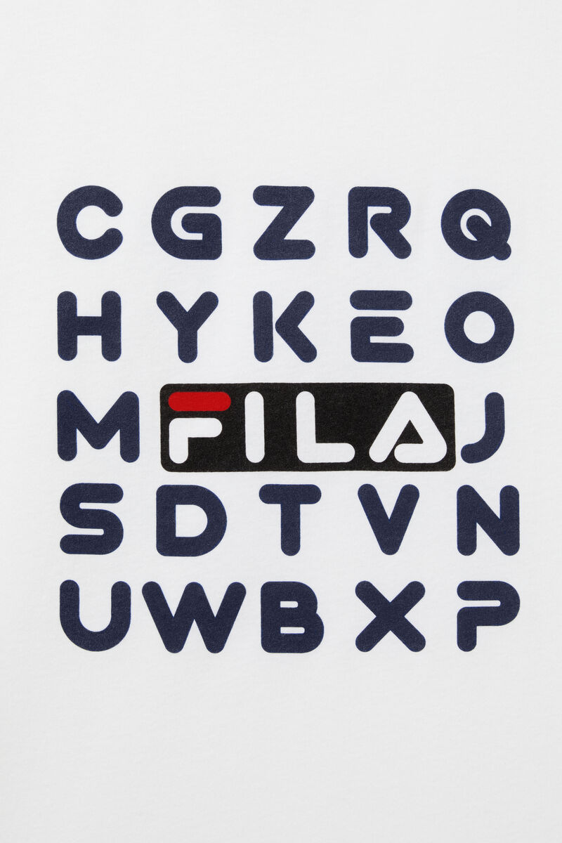 Fila Alphabet White | yxFgFM1ohT6