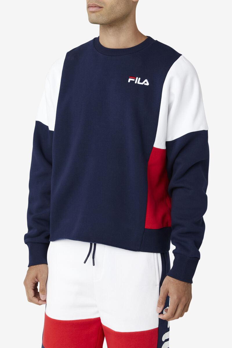 Fila Alwyn Crew Navy / White / Red | 7EXiQUuZWhL