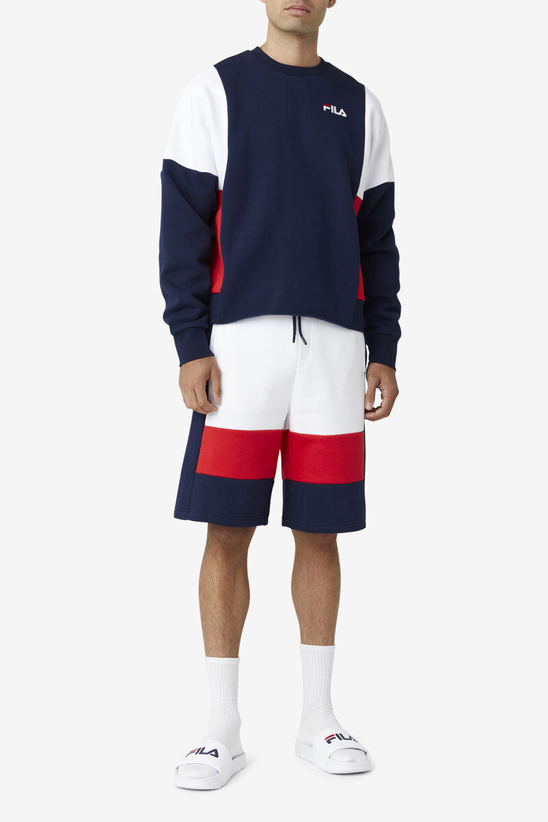 Fila Alwyn Crew Navy / White / Red | 7EXiQUuZWhL