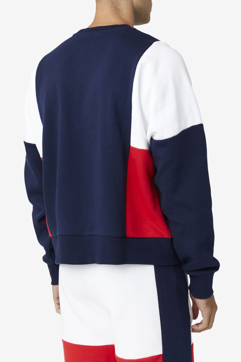 Fila Alwyn Crew Navy / White / Red | 7EXiQUuZWhL