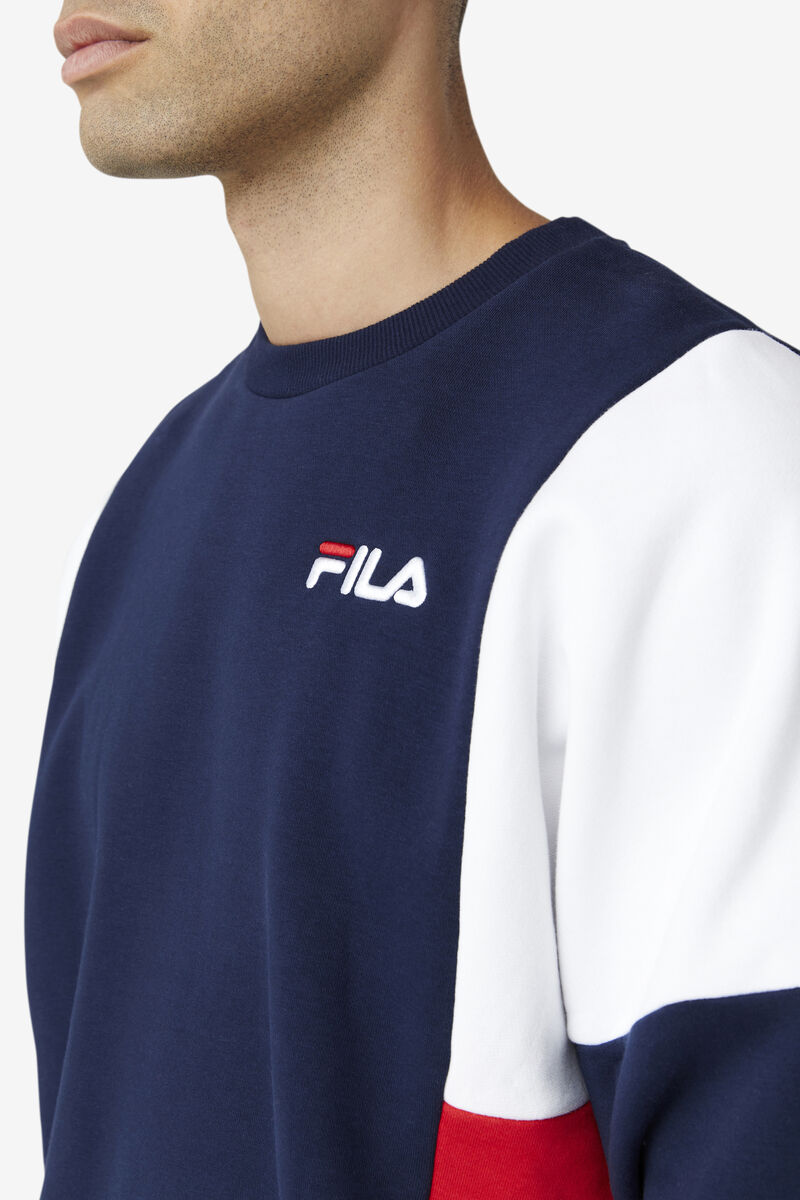 Fila Alwyn Crew Navy / White / Red | 7EXiQUuZWhL