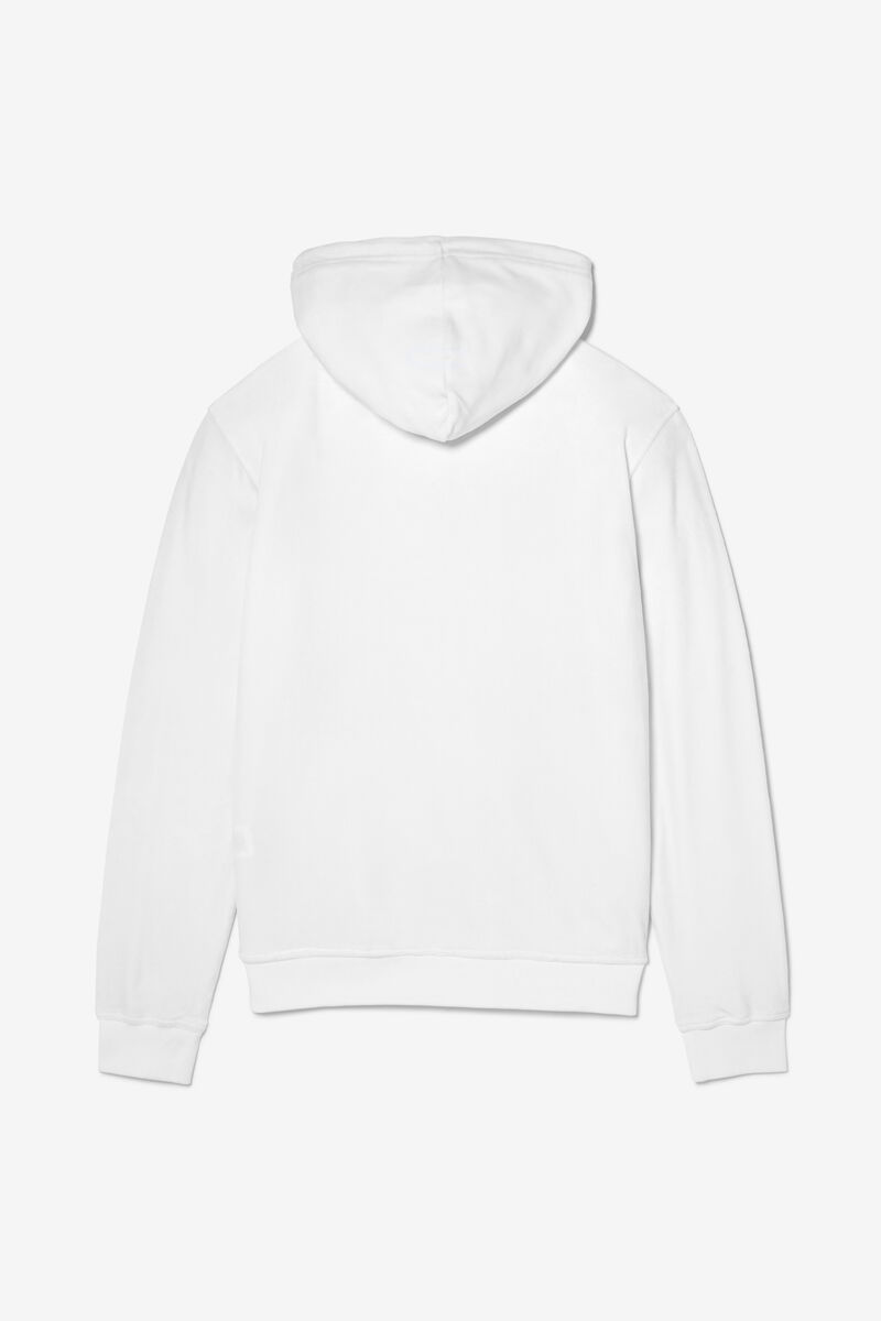 Fila Asher Velour Hoodie White | 4iez2QIFJZ3