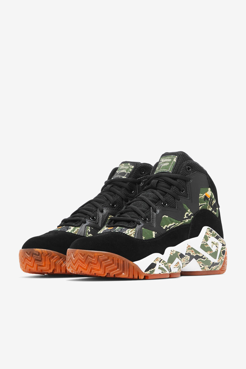 Fila Basketball Shoe With Camo Detail | Fila Black / White | ENuOH4UbHVP