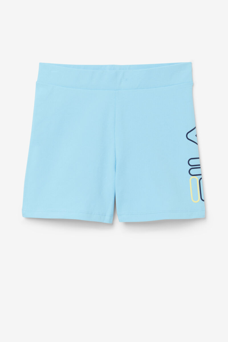 Fila Beatriz High Waist Bike Shorts Blue / Navy | fBTvevME64g