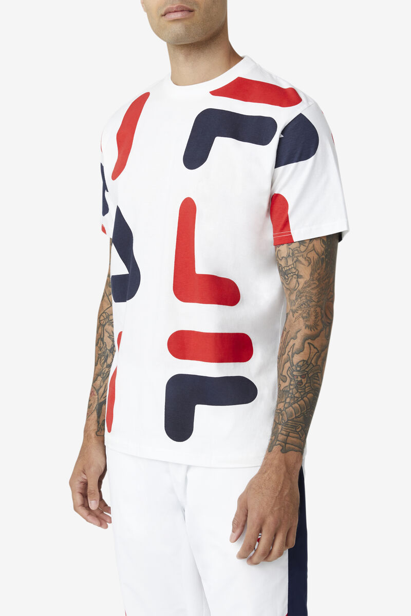 Fila Bennet White / Red / Navy | fSORoC5XHZM