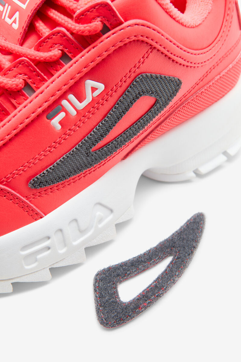 Fila Big Disruptor 2 Logo Reveal Deep Pink / White | SUyGtMMtsYR