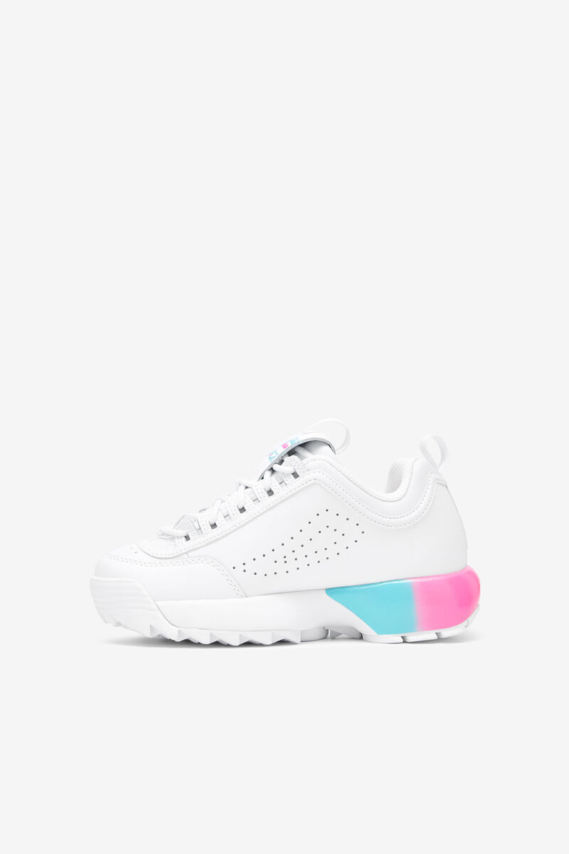 Fila Big Disruptor 2a White / Pink / Blue | bAbgbQjrQ1E