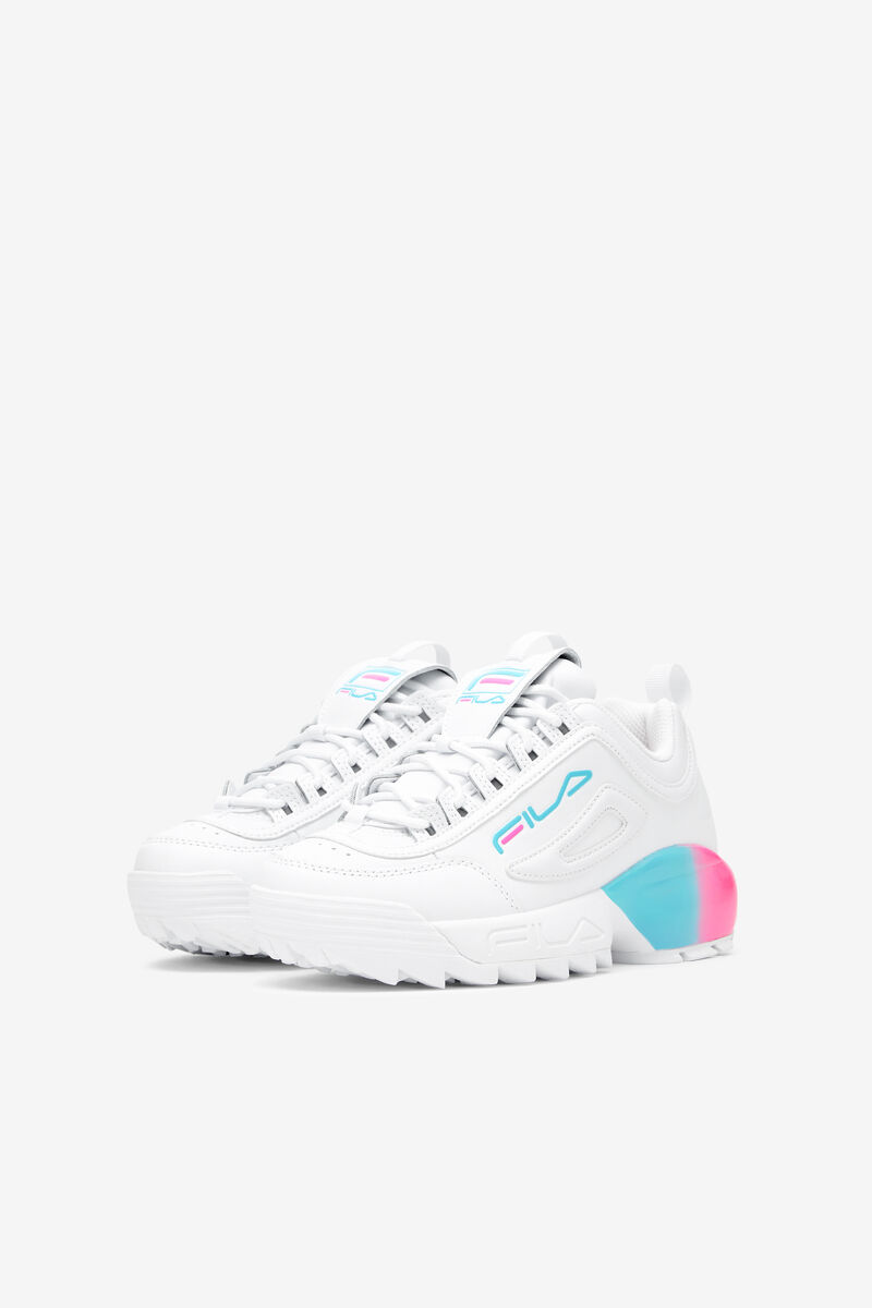 Fila Big Disruptor 2a White / Pink / Blue | bAbgbQjrQ1E