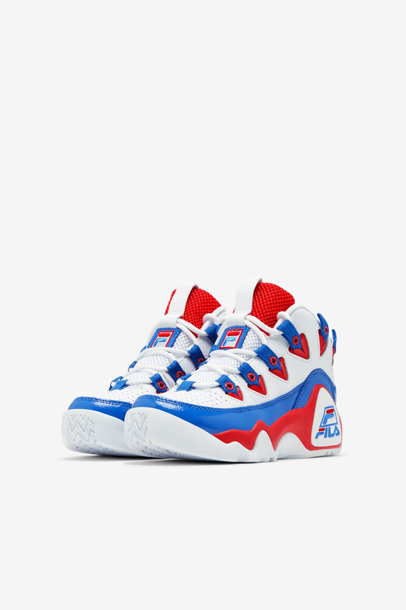 Fila Big Grant Hill 1 White / Red / Blue | rE2ive1I4yu