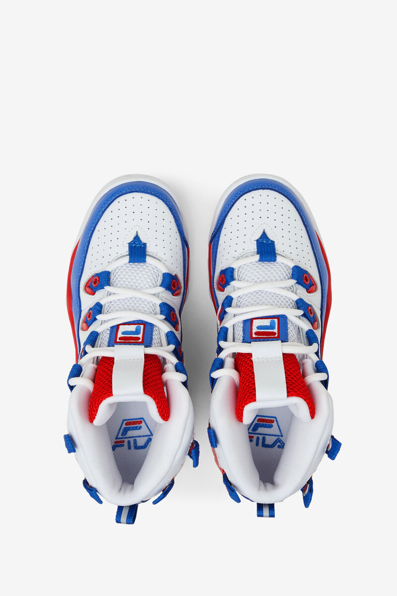 Fila Big Grant Hill 1 White / Red / Blue | rE2ive1I4yu