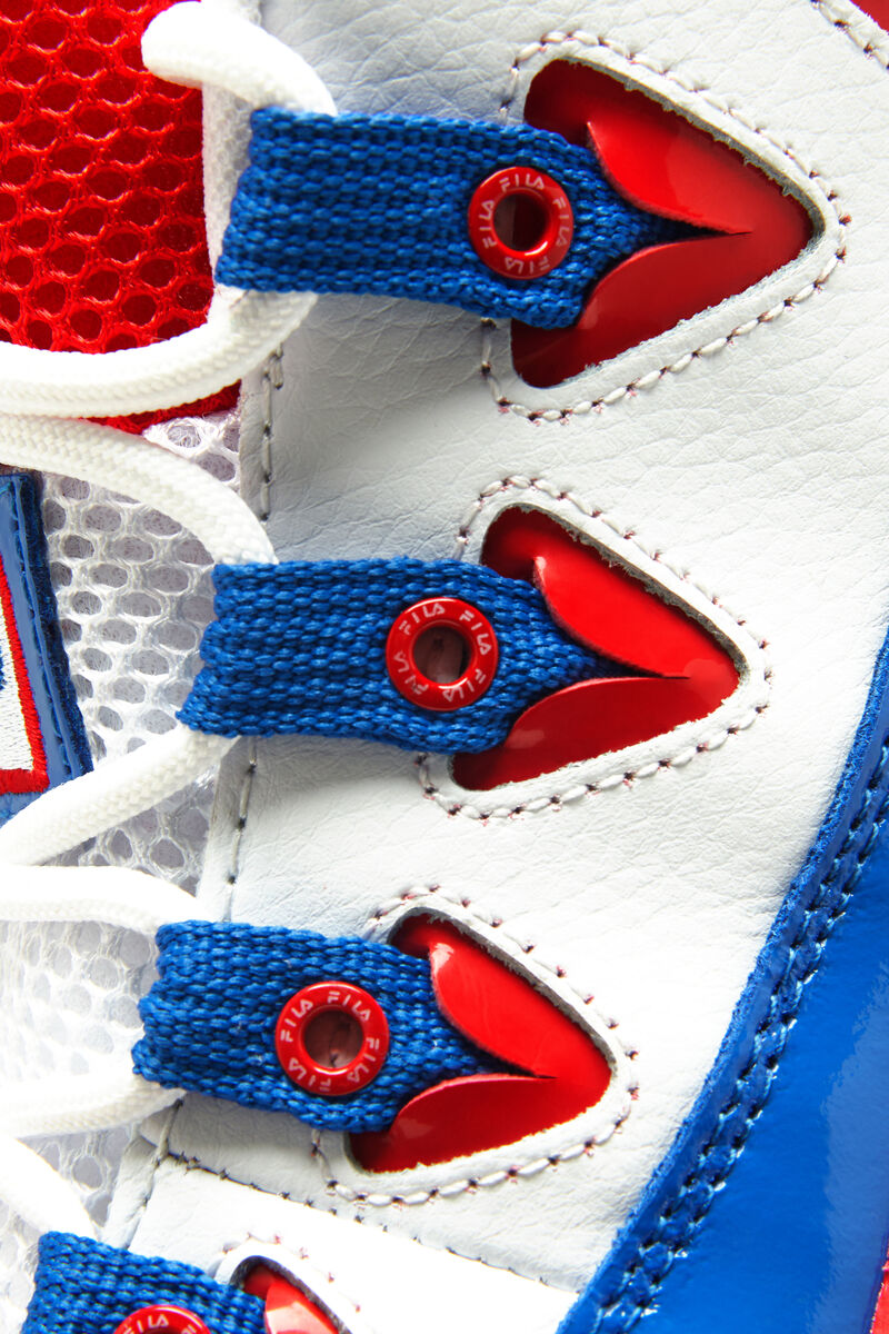 Fila Big Grant Hill 1 White / Red / Blue | rE2ive1I4yu