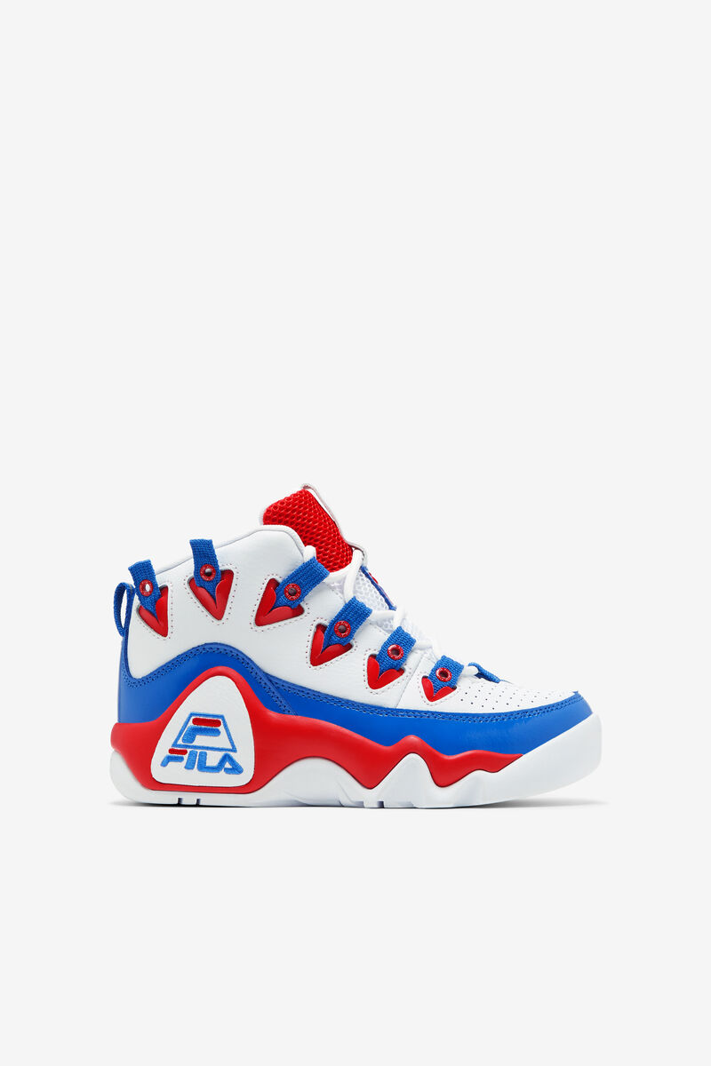 Fila Big Grant Hill 1 White / Red / Blue | rE2ive1I4yu