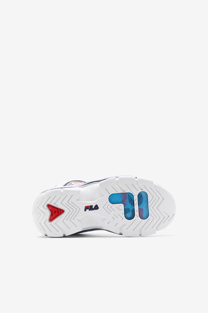 Fila Big Grant Hill 2 25th Anniversary Edition White / Navy / Red | 36ASlCMUROB