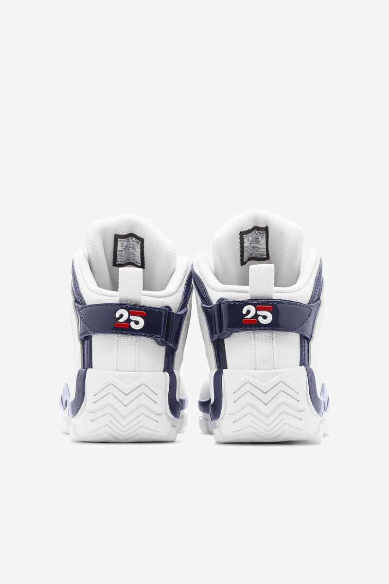 Fila Big Grant Hill 2 25th Anniversary Edition White / Navy / Red | 36ASlCMUROB