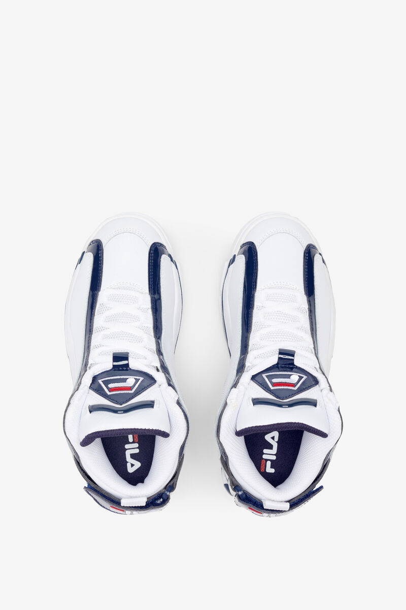 Fila Big Grant Hill 2 White / Navy / Red | GatwkVlFd1E