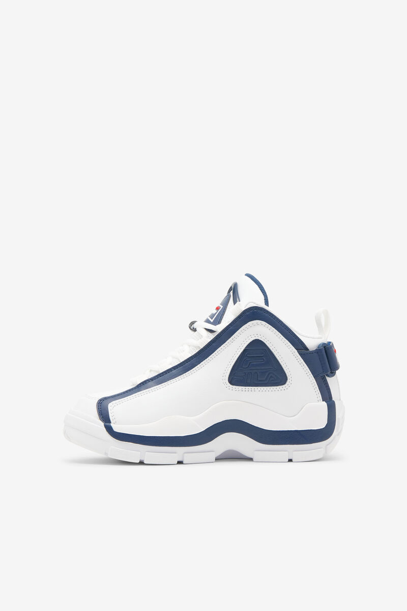 Fila Big Grant Hill 2 White / Navy / Red | leNfj1Uamsa