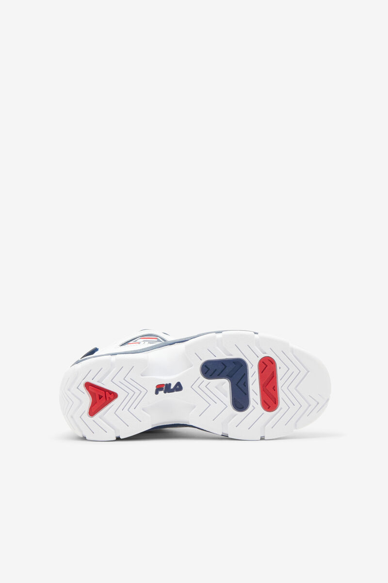 Fila Big Grant Hill 2 White / Navy / Red | leNfj1Uamsa