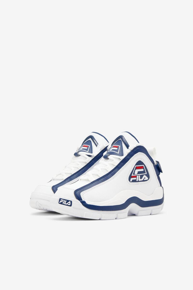 Fila Big Grant Hill 2 White / Navy / Red | leNfj1Uamsa