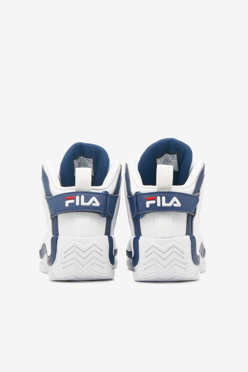 Fila Big Grant Hill 2 White / Navy / Red | leNfj1Uamsa