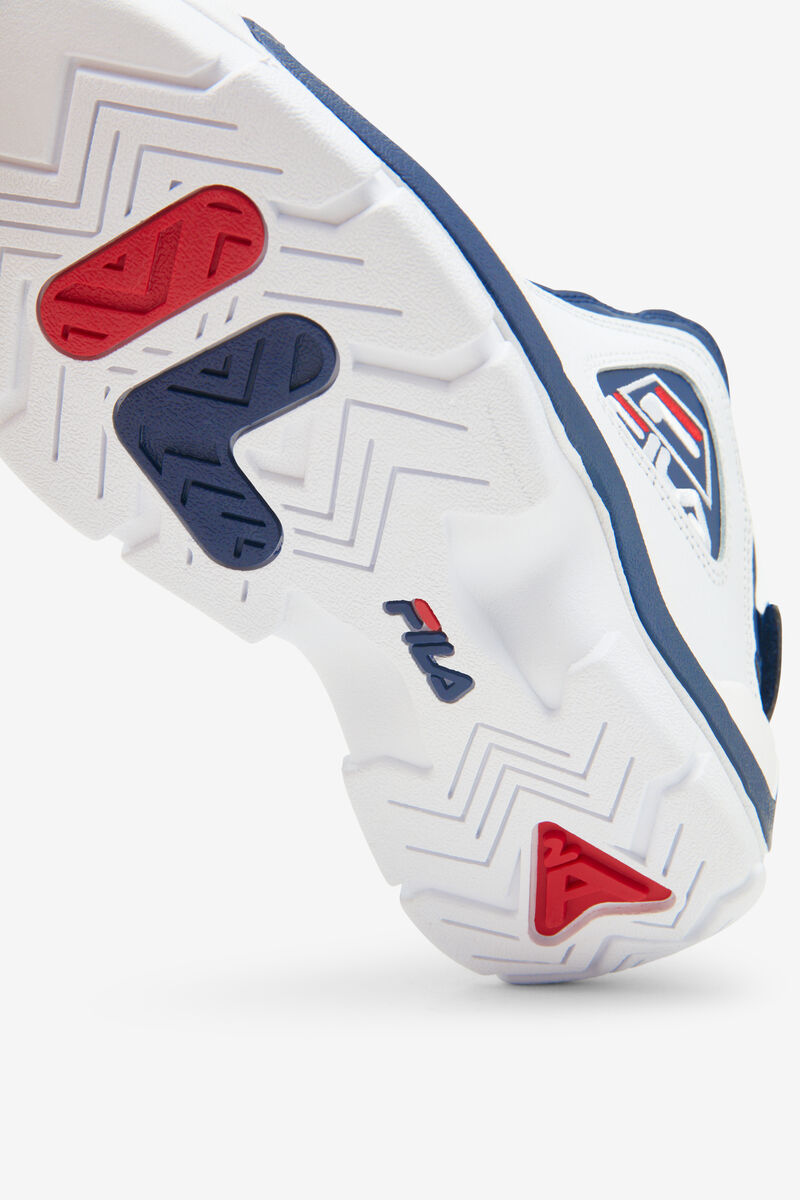 Fila Big Grant Hill 2 White / Navy / Red | leNfj1Uamsa