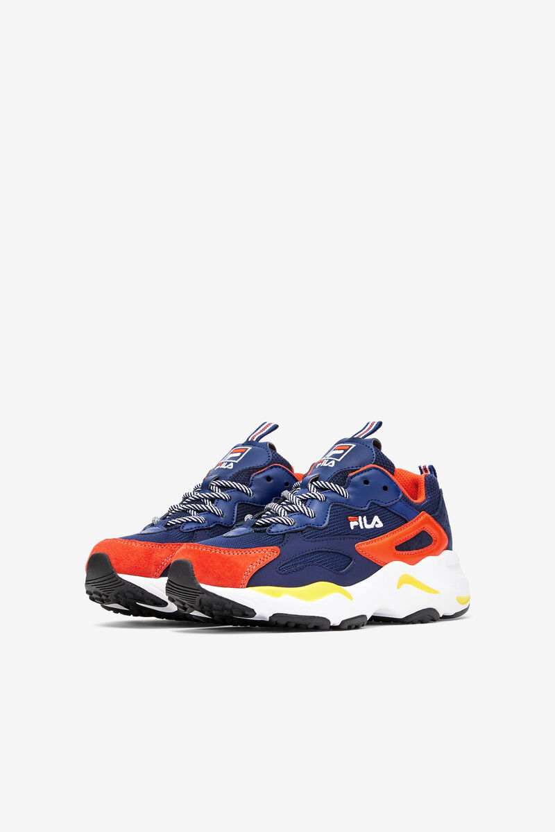 Fila Big Kids’ Ray Tracer Navy / Blue / Red | 9SCnVwPZ2Oc