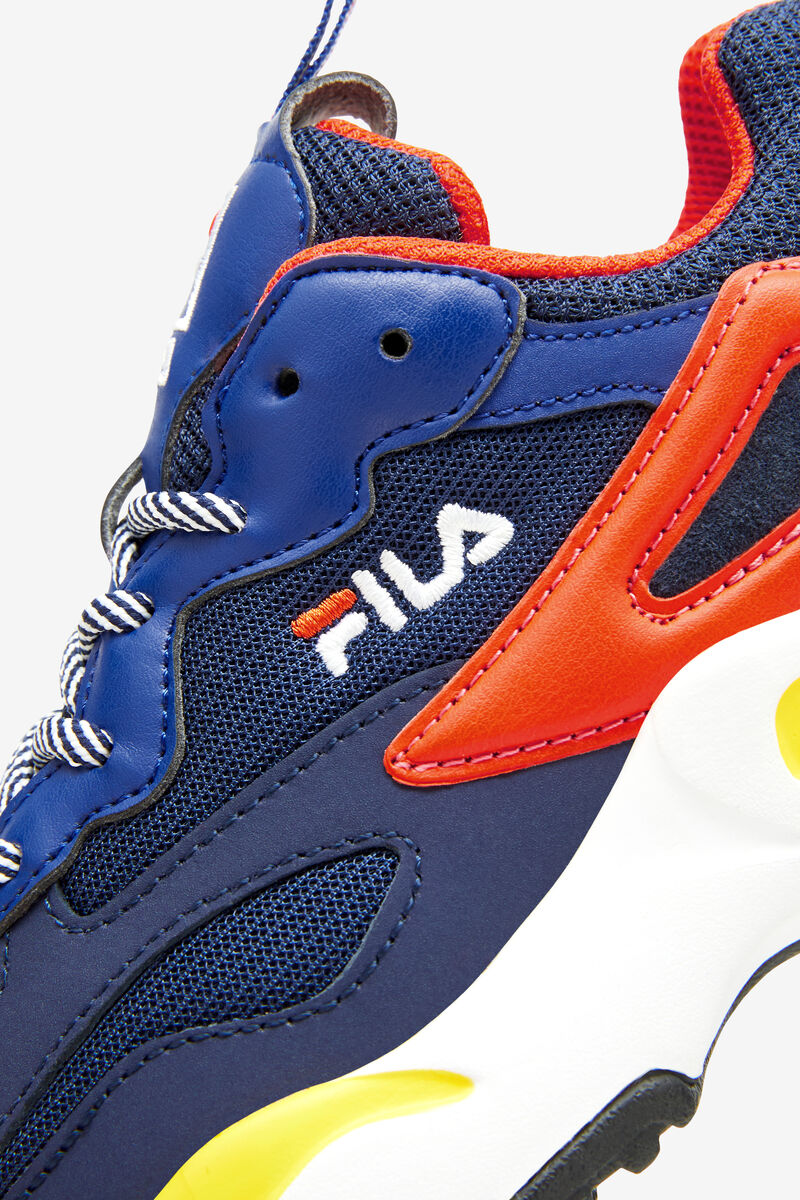 Fila Big Kids’ Ray Tracer Navy / Blue / Red | 9SCnVwPZ2Oc