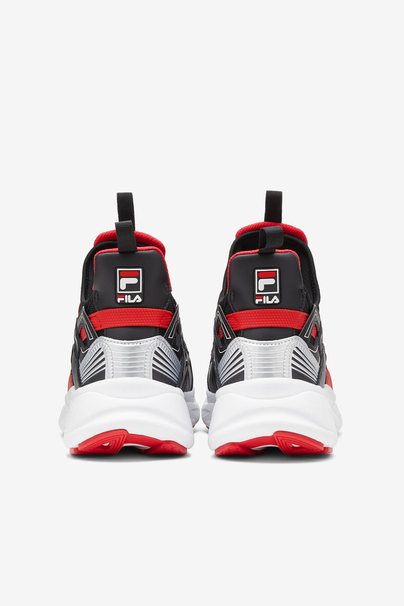 Fila Black & Red Hallasan High Top Sneakers | Fila Black / Red / White | bh6Wyn4MpOY