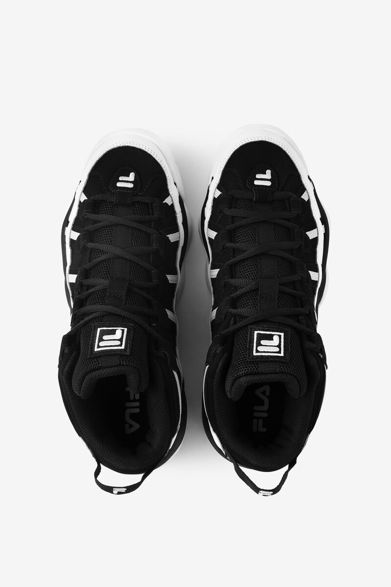 Fila Black Stackhouse Spaghetti Sneaker | Fila White / Black / Metal Silver | D5LwYD2o1W6