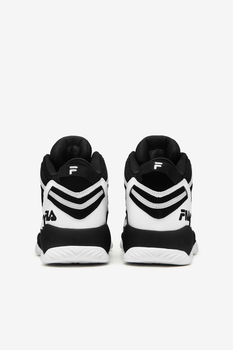 Fila Black Stackhouse Spaghetti Sneaker | Fila White / Black / Metal Silver | D5LwYD2o1W6