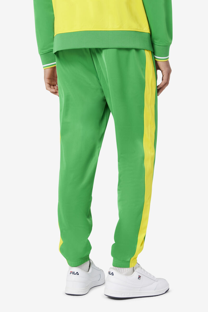 Fila Brazil Track Pant Green / Yellow | Kap5YUlQpog