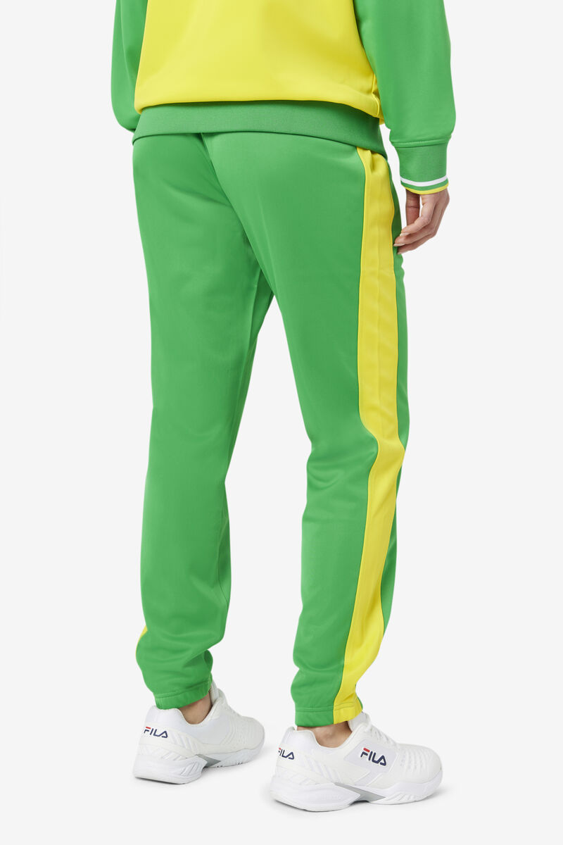 Fila Brazil Track Pant Green / Yellow | Kap5YUlQpog