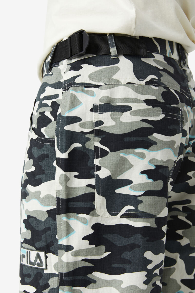 Fila Brigade Camo Pants Black | ZgfOO5TJsPe