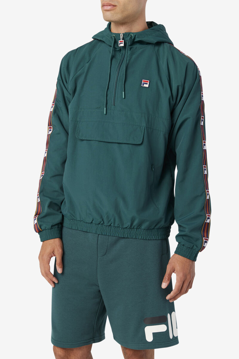 Fila Cameron 1/2 Zip Wind Jacket Green | etqqhK8Xe2W