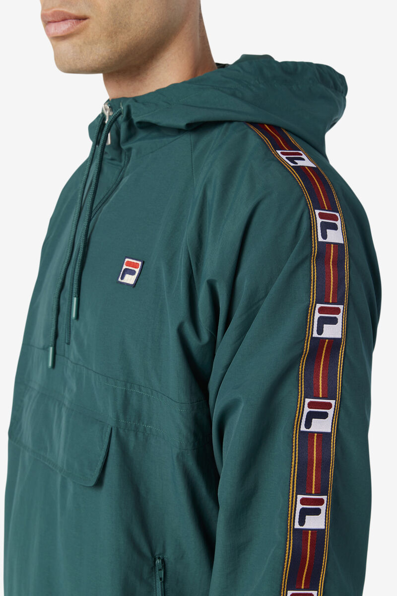 Fila Cameron 1/2 Zip Wind Jacket Green | etqqhK8Xe2W