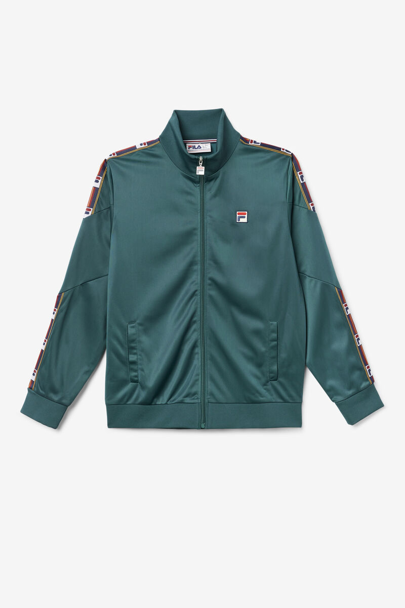 Fila Carson Track Jacket Green | FY6kZuuDcGh