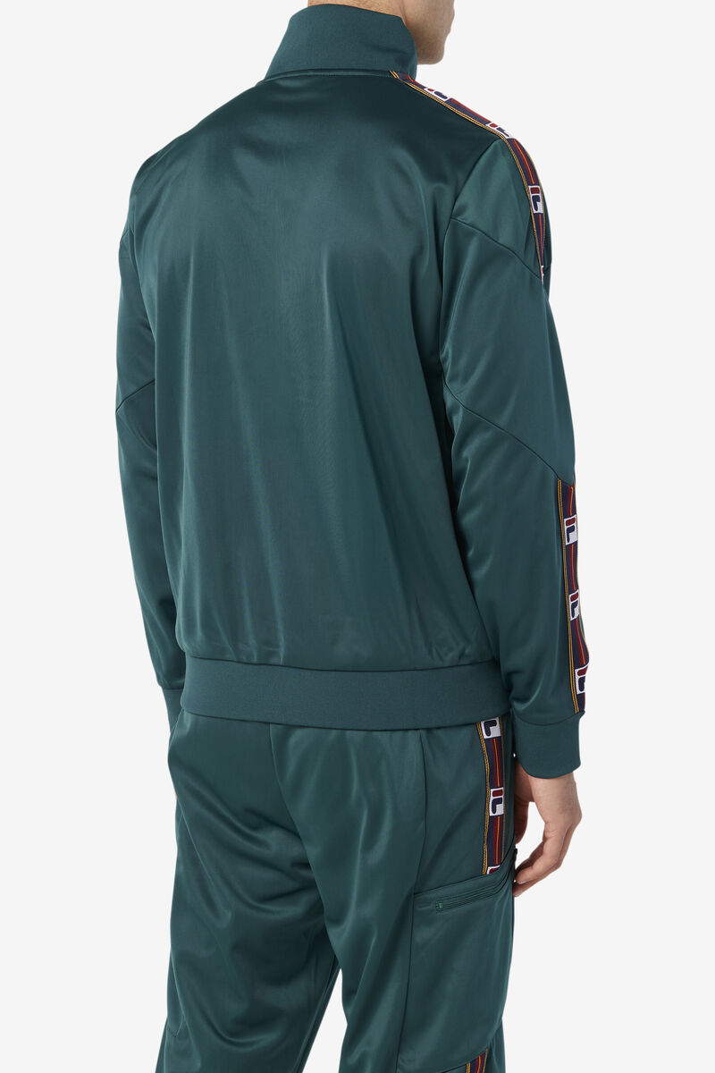 Fila Carson Track Jacket Green | Vifvepwelhj