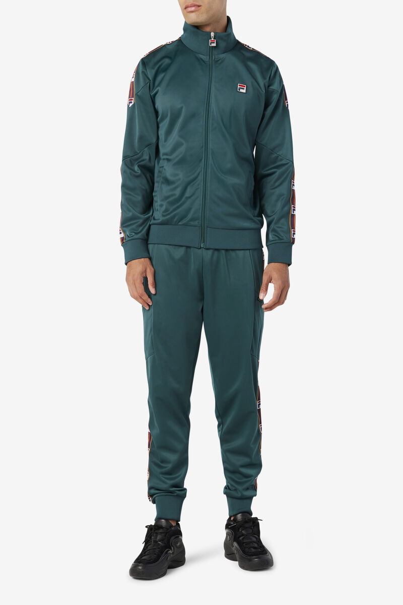 Fila Carson Track Jacket Green | Vifvepwelhj