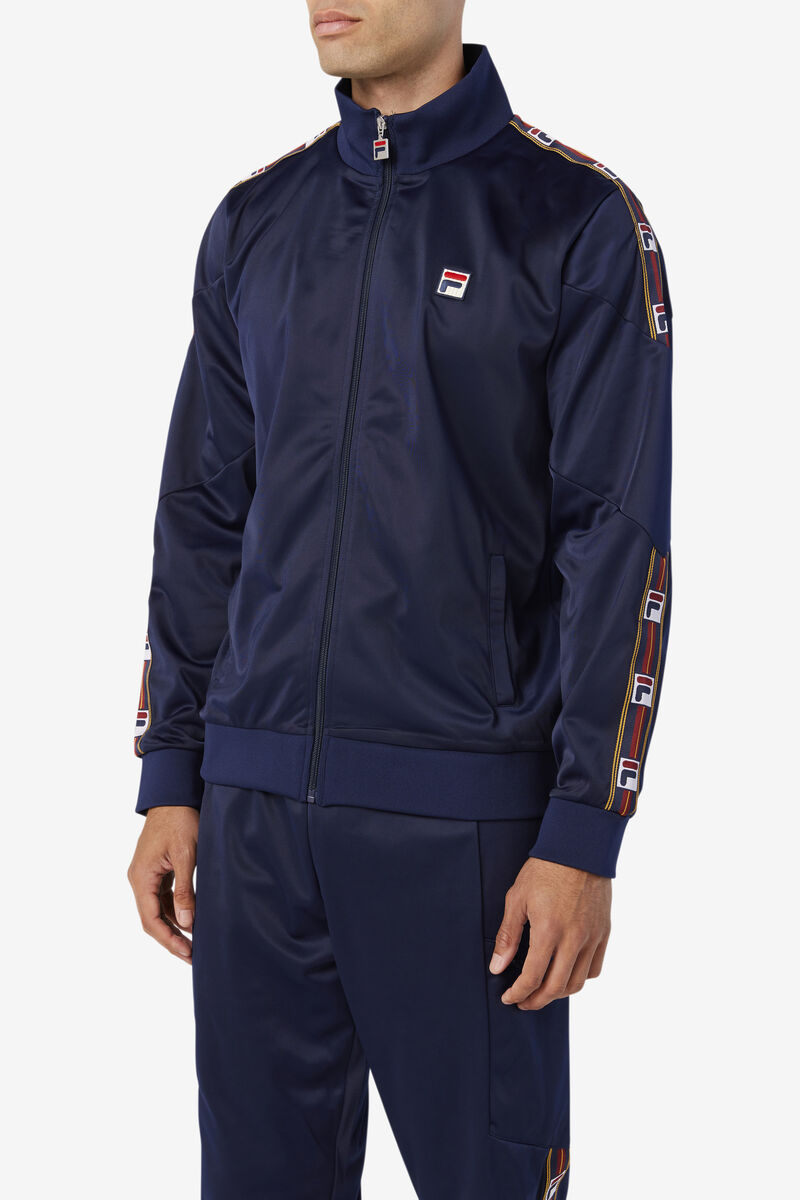 Fila Carson Track Jacket Navy | 32vAD8n29mv