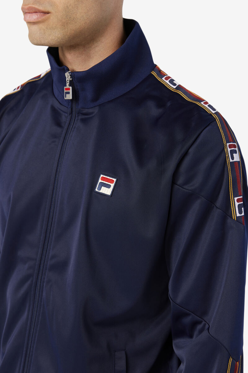 Fila Carson Track Jacket Navy | 32vAD8n29mv