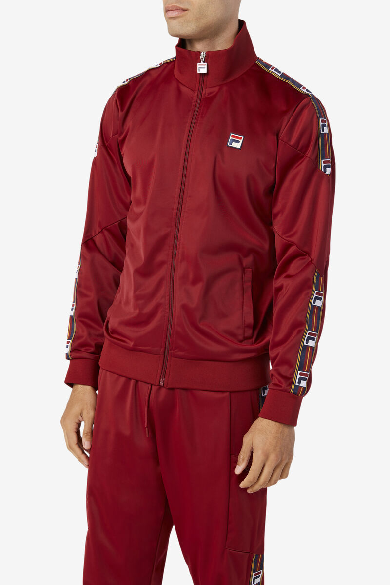 Fila Carson Track Jacket Red | e47YjO9XELb