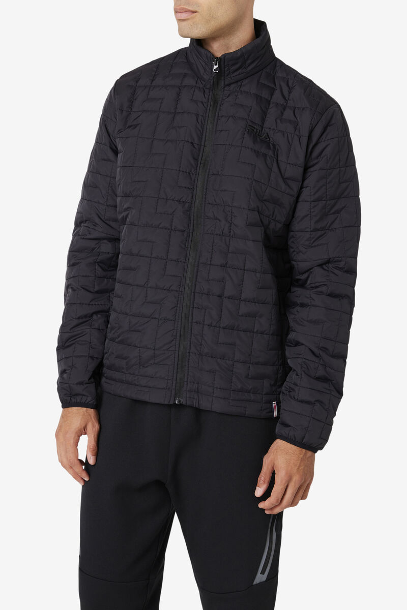 Fila Commuter Jacket Black | WKQYszUyyBB